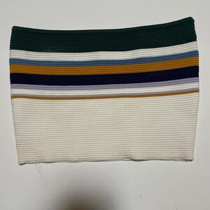 Retro Striped Tube Top